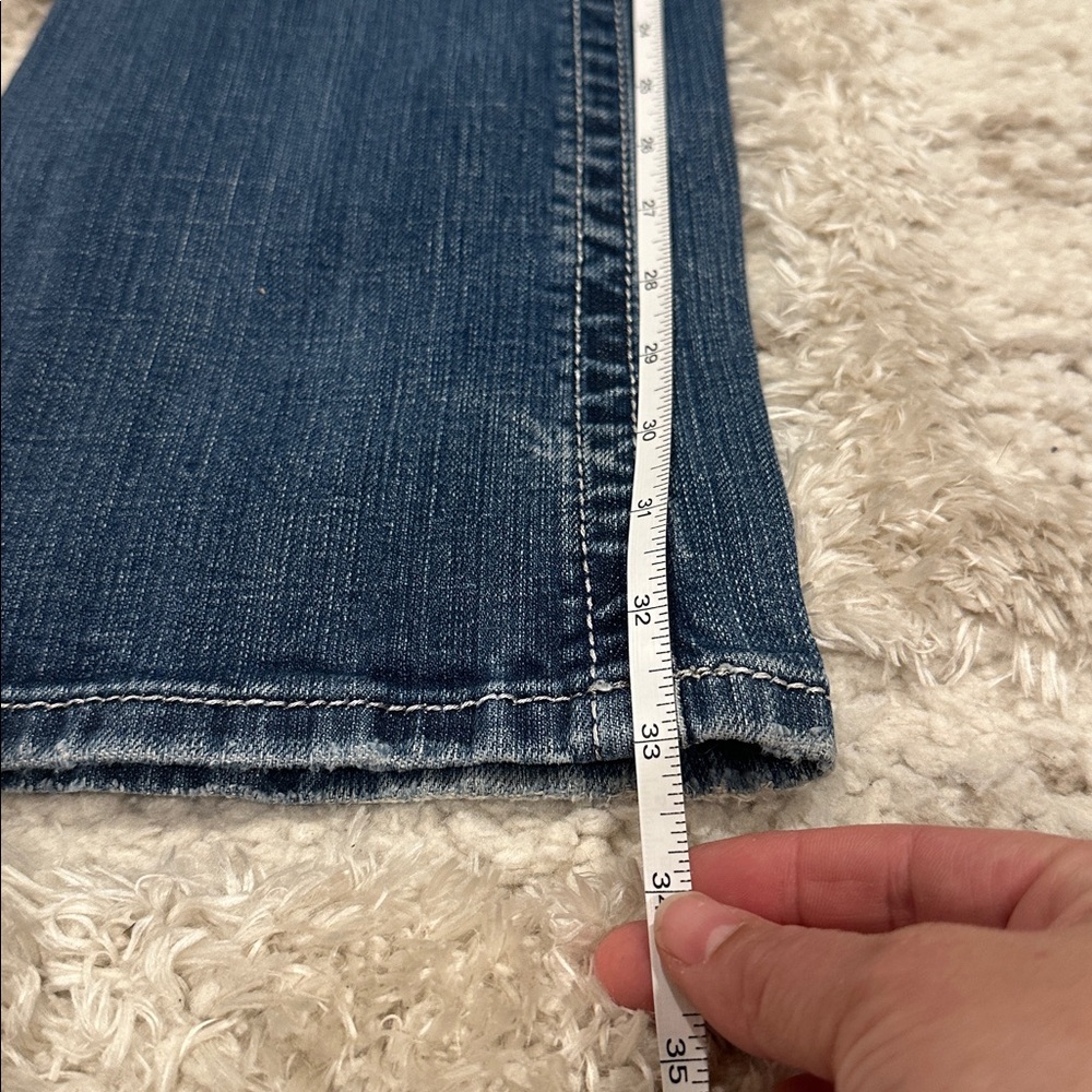 Miss Me Blue Boot Cut Jeans with Embroidery - Picture 5 of 5